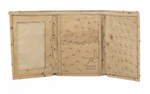 Ferrini AATF Ostrich Quill Trifold Wallet