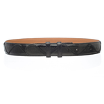 Ferrini Patchwork Lizard Belt Black