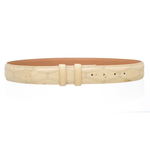 Ferrini Patchwork Ostrich Quill Belt Winter White