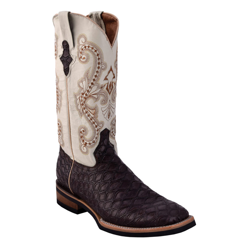 Ferrini Print Anteater 42593-08 Cowhide Boots Chocolate