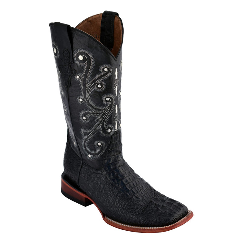 Ferrini Print Caiman 40393-04 Cowhide Boots Black