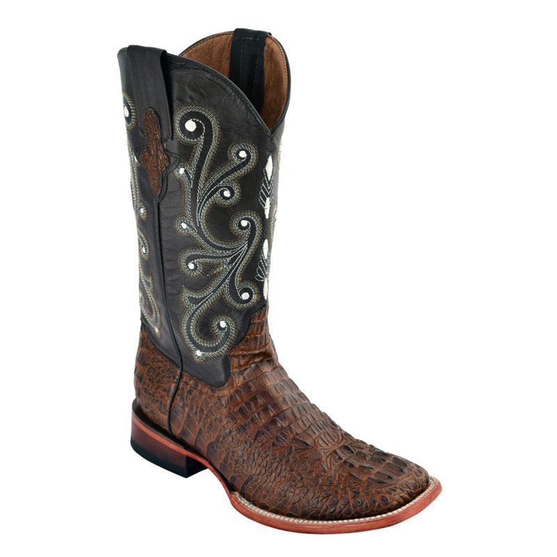 Ferrini Print Caiman 4039323 Cowhide Boots Sport Rust