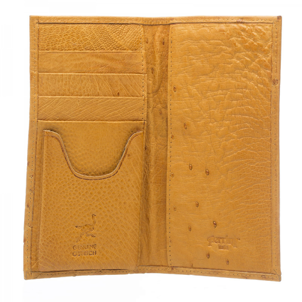 Ferrini AA8CK Smooth Ostrich Checkbook
