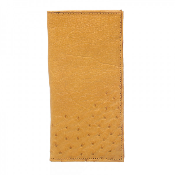 Ferrini AA8CK Smooth Ostrich Checkbook