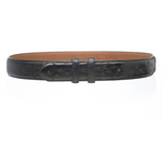 Ferrini Smooth Ostrich Quill Belt Black