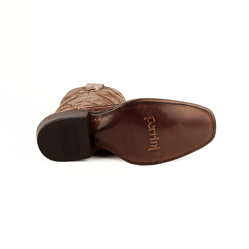 Ferrini Stallion 10741-02 French Toe Boots Cognac
