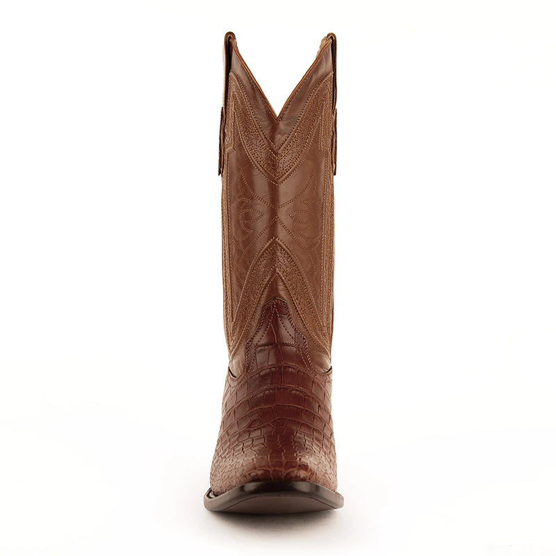 Ferrini Stallion 10771-02 Narrow Square Toe Boots Cognac