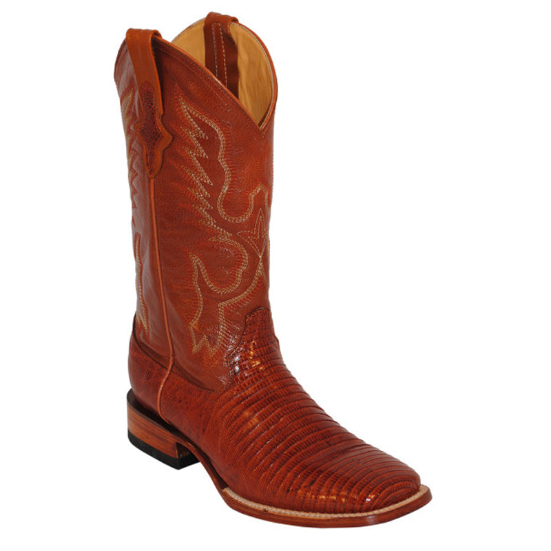 Ferrini Teju Lizard 11193-11 Exotic Boots Peanut