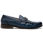 Marco Di Milano Ferrioni Ostrich Bit Loafer Navy