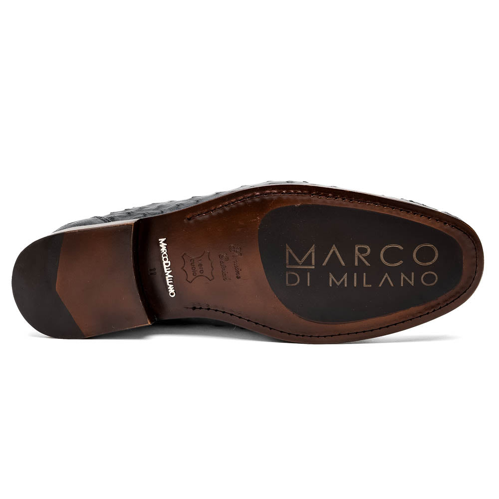 Marco Di Milano Ferrioni Ostrich Bit Loafer Navy