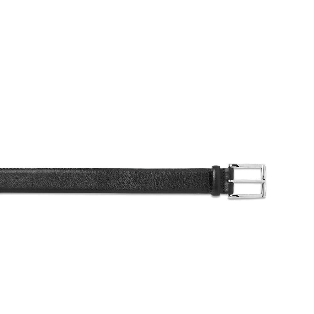 Samuel Hubbard Men's Classic Leather Belt Black