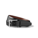 Samuel Hubbard Men's Classic Leather Belt Black