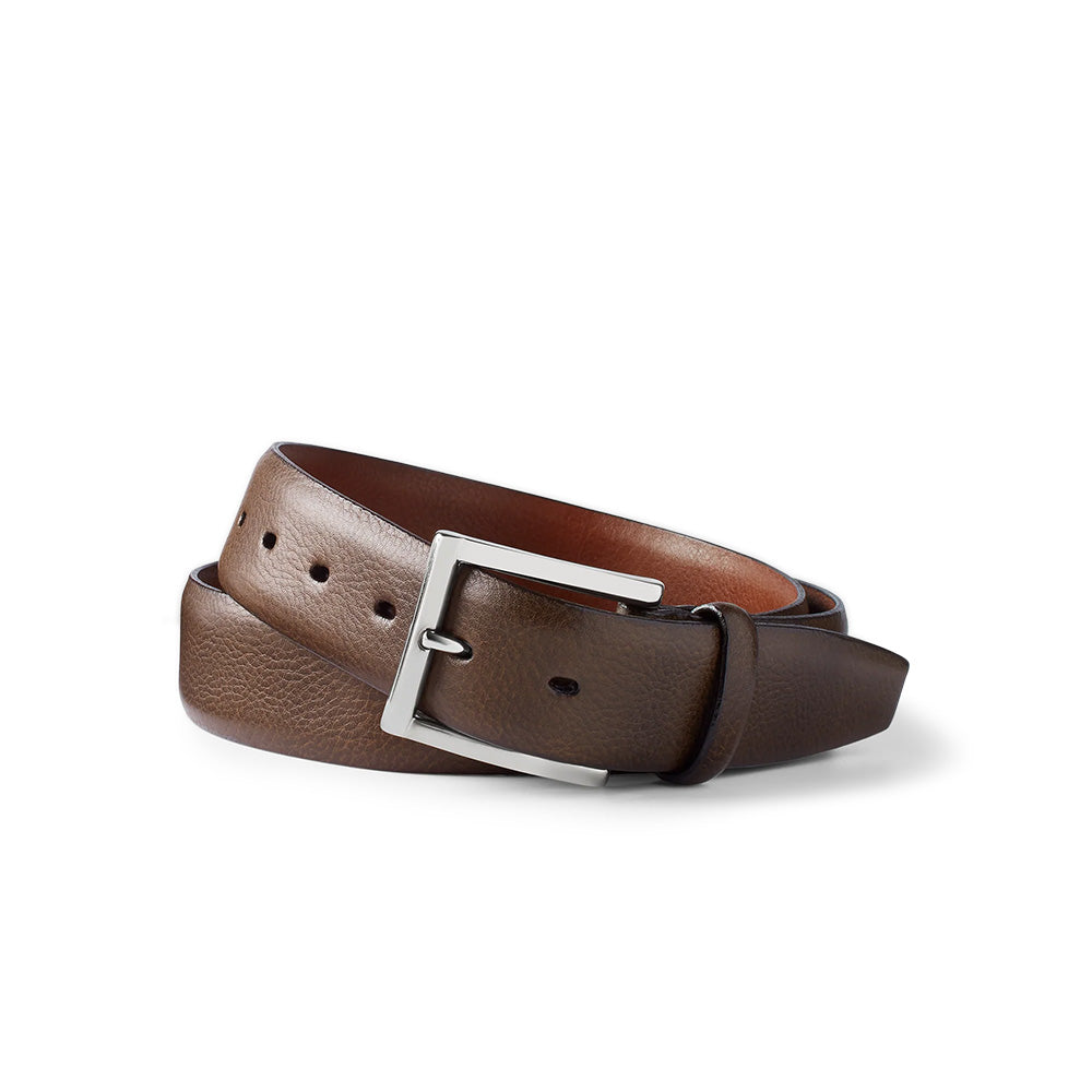 Samuel Hubbard Men's Classic Leather Belt Brown
