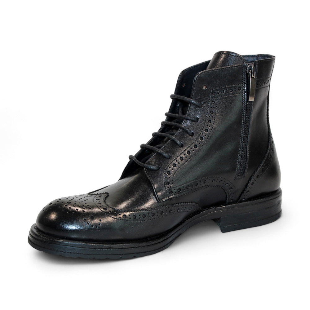 Firmani Daniel Leather Boots Black