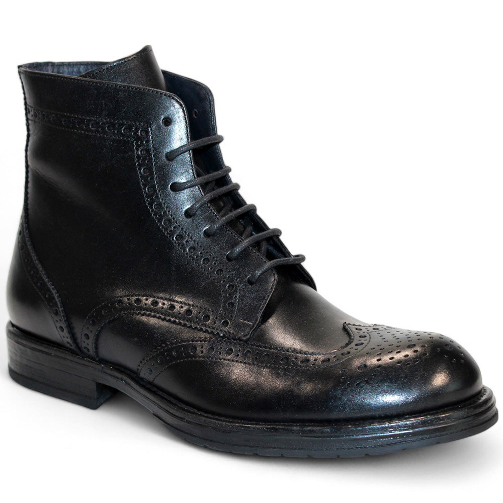 Firmani Daniel Leather Boots Black