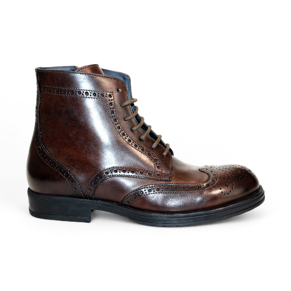 Firmani Daniel Leather Boots Brown