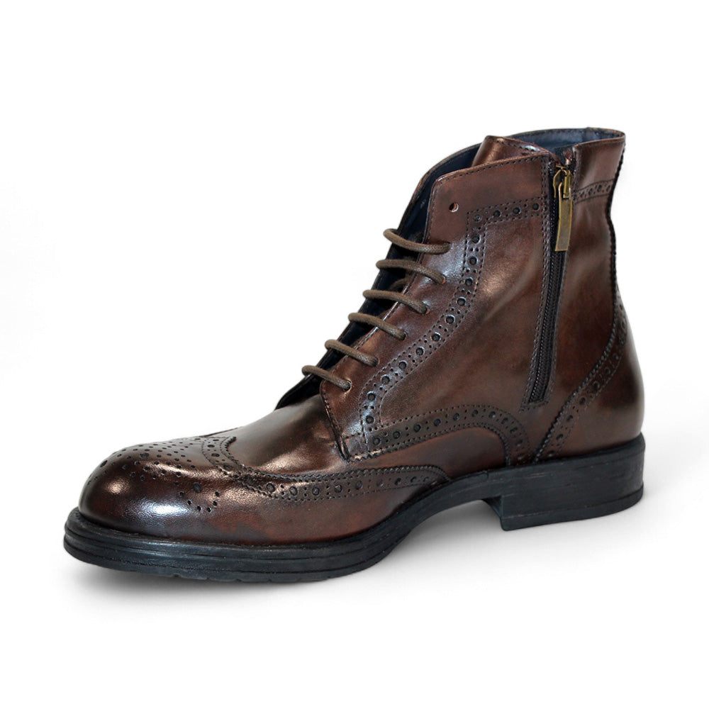 Firmani Daniel Leather Boots Brown