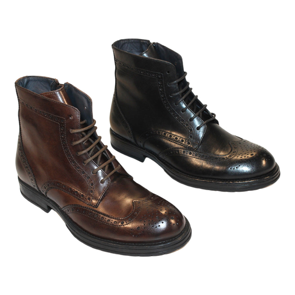 Firmani Daniel Leather Boots Brown