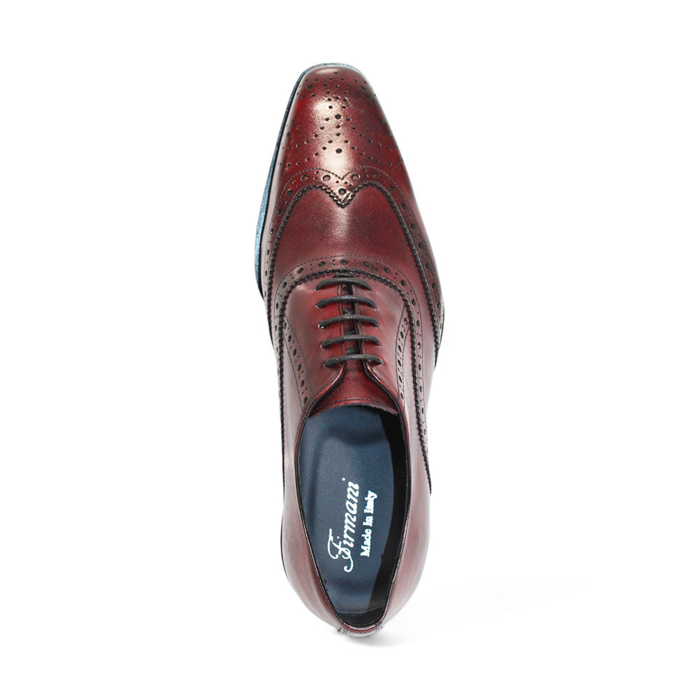Firmani Donald Leather Shoes Antique Red