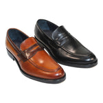 Firmani Mark Genuine Leather Loafers Cognac/ Brown
