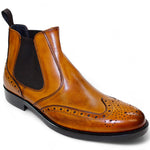 Firmani Michael Genuine Leather Boots Cognac