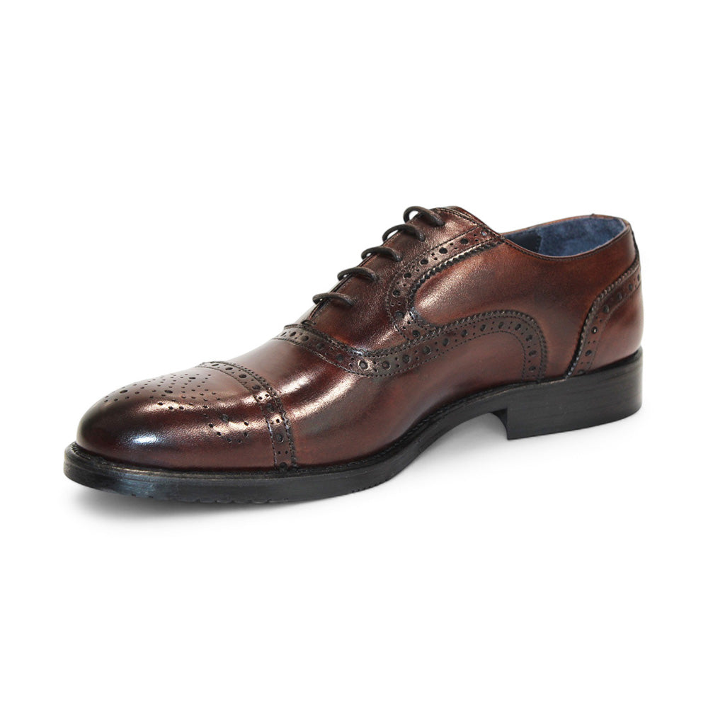 Firmani Paul Genuine Leather Shoes Brown
