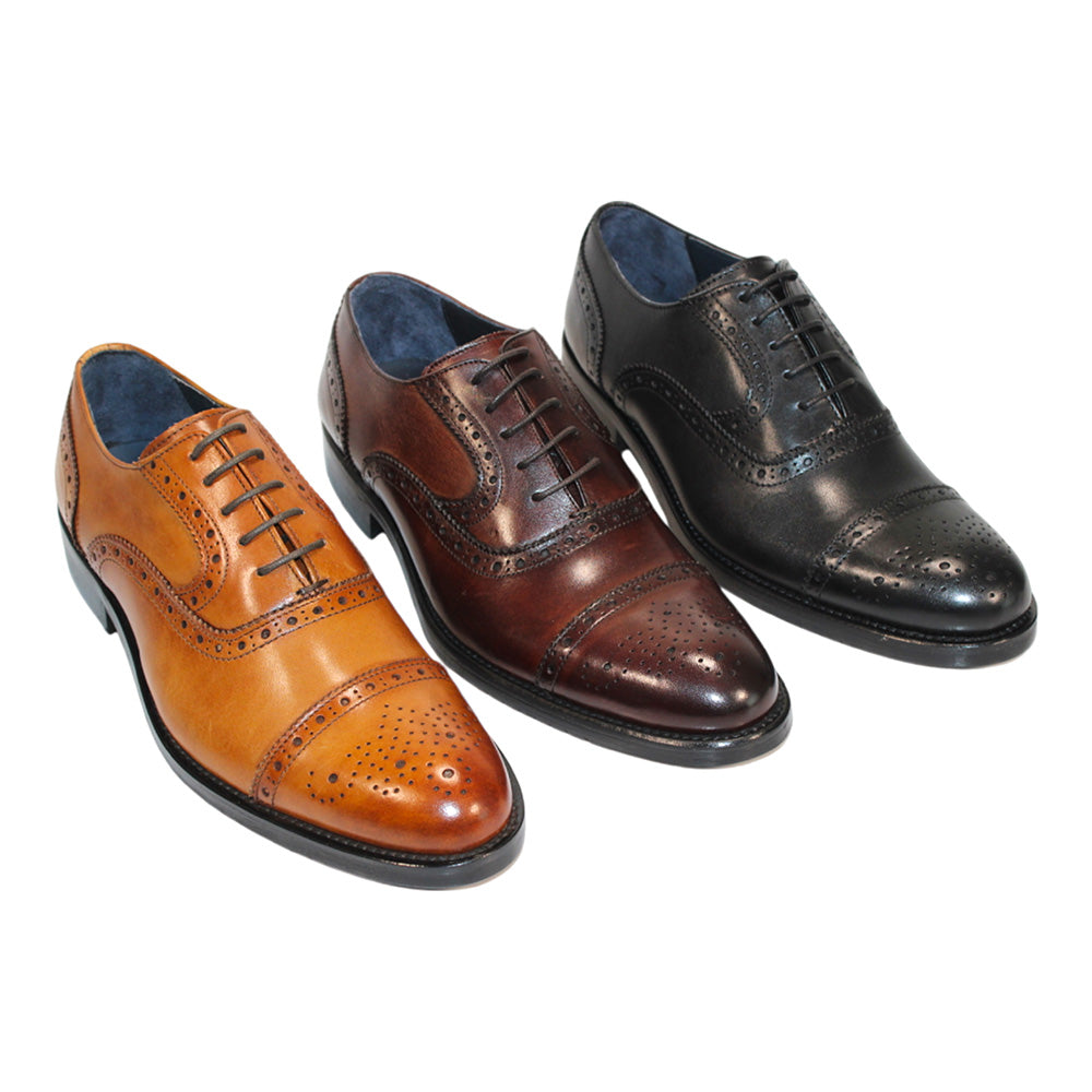 Firmani Paul Genuine Leather Shoes Brown