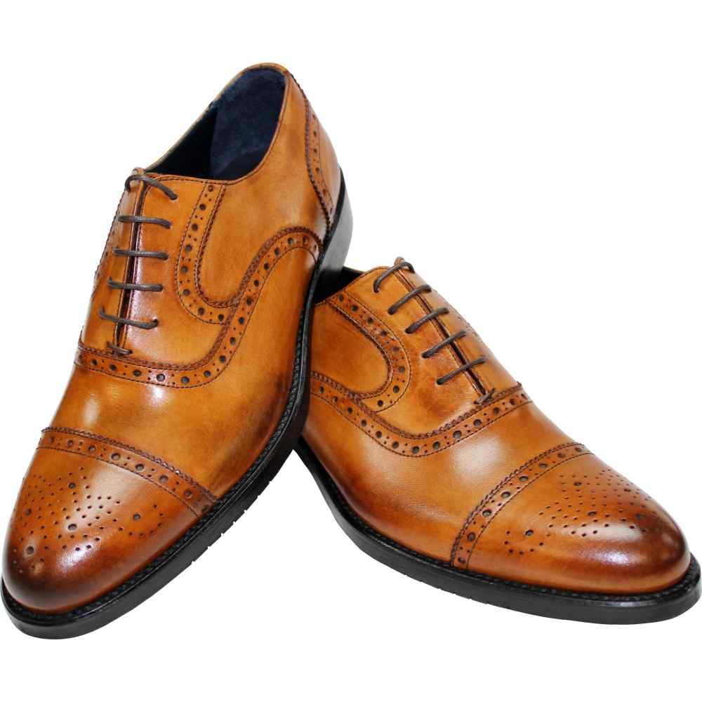 Firmani Paul Genuine Leather Shoes Cognac