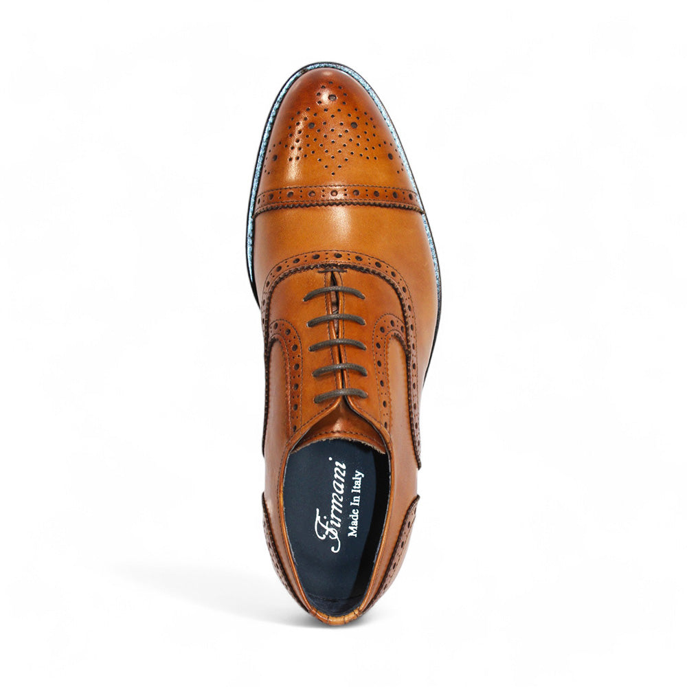 Firmani Paul Genuine Leather Shoes Cognac