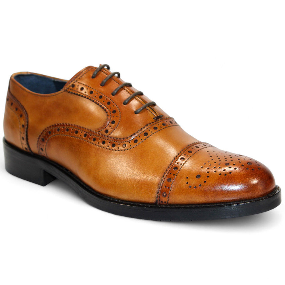 Firmani Paul Genuine Leather Shoes Cognac