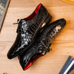 Marco Di Milano Fitipaldi Alligator Derby Black