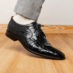Marco Di Milano Fitipaldi Alligator Derby Black