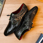 Marco Di Milano Fitipaldi Alligator Derby Olive
