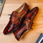 Marco Di Milano Fitipaldi Alligator Derby Rustic Cognac