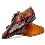 Marco Di Milano Fitipaldi Alligator Derby Rustic Cognac