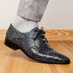 Marco Di Milano Fitipaldi Alligator Derby Rustic Grey