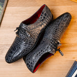 Marco Di Milano Fitipaldi Alligator Derby Rustic Grey