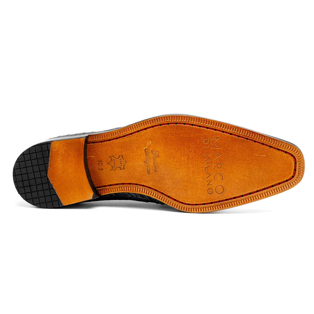 Marco Di Milano Fitipaldi Alligator Derby Rustic Grey