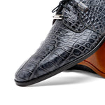 Marco Di Milano Fitipaldi Alligator Derby Rustic Grey