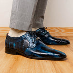 Marco Di Milano Fitipaldi Alligator Derby Rustic Navy