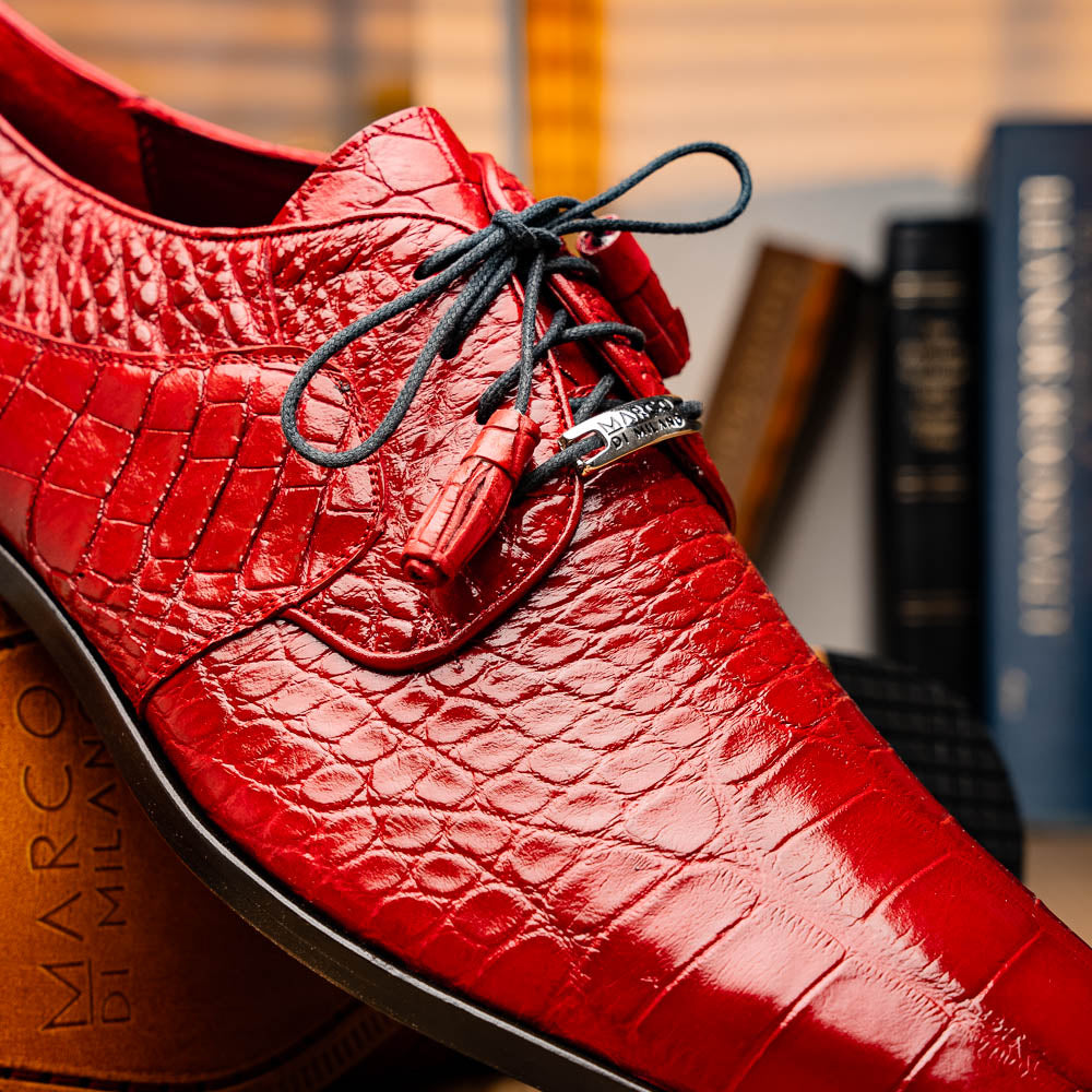 Marco Di Milano Fitipaldi Alligator Derby Red