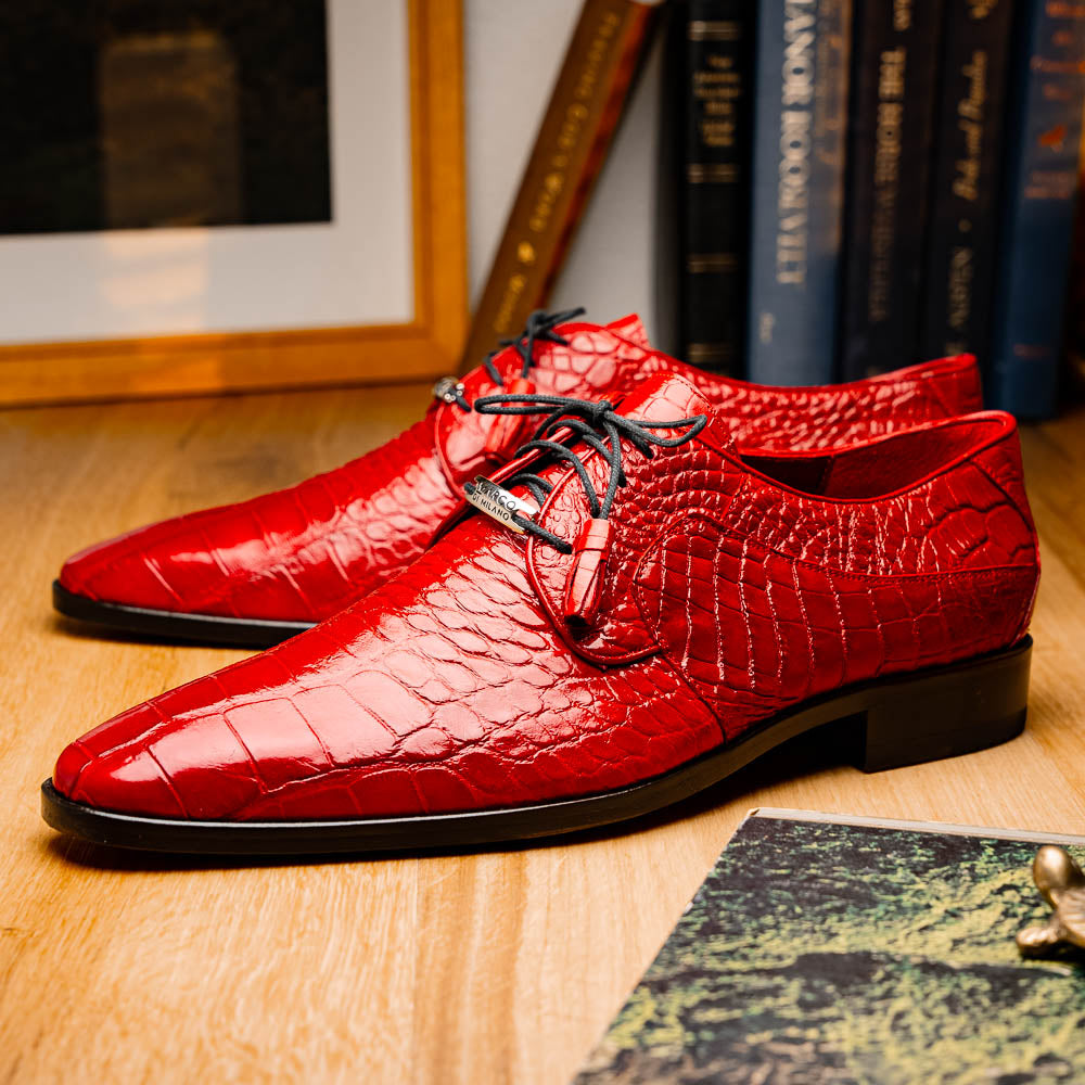 Marco Di Milano Fitipaldi Alligator Derby Red