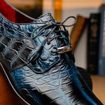 Marco Di Milano Fitipaldi Alligator Derby Rustic Navy