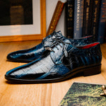 Marco Di Milano Fitipaldi Alligator Derby Rustic Navy