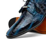 Marco Di Milano Fitipaldi Alligator Derby Rustic Navy