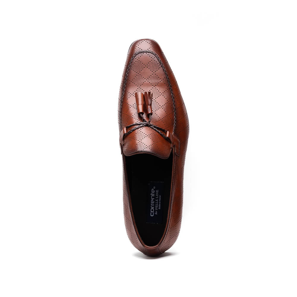 Corrente C0001106-5509 Tassel Loafer Tan
