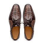 Marco Di Milano Caribe Caiman Crocodile Derby Orix / Brown