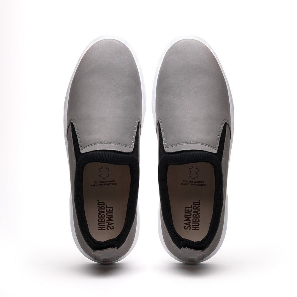 Samuel Hubbard Flight Slip-on Shoes Light Grey / White