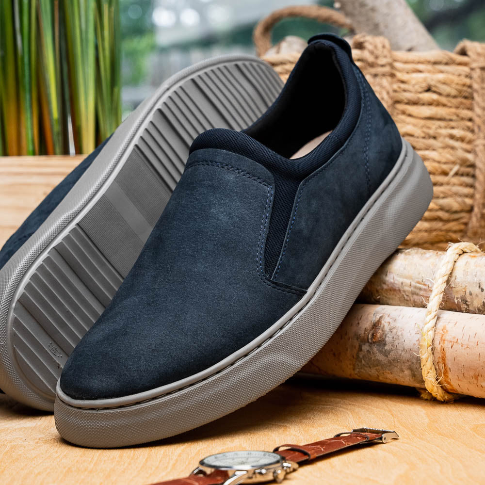 Samuel Hubbard Flight Slip-on Shoes Navy / Dark Gray