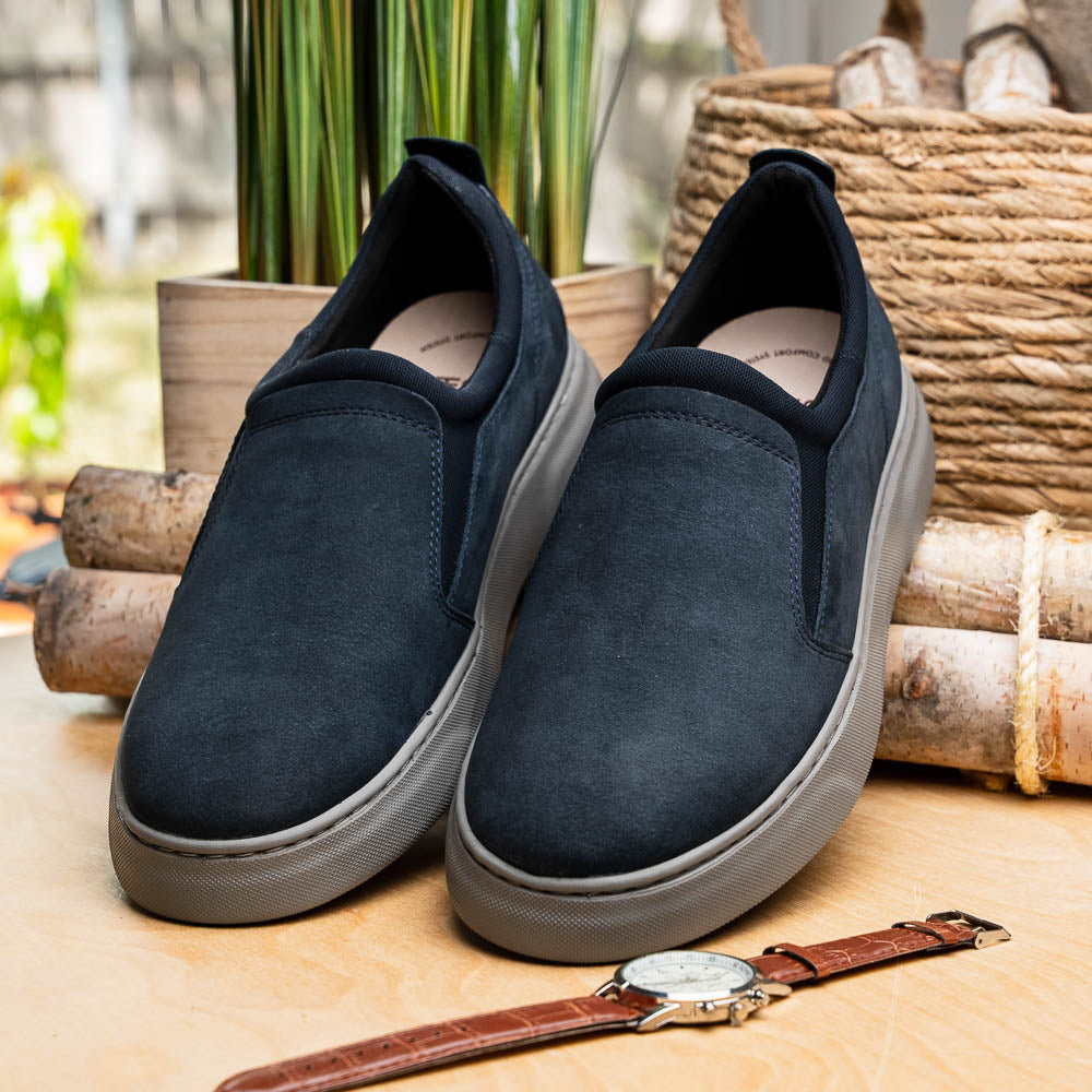 Samuel Hubbard Flight Slip-on Shoes Navy / Dark Gray